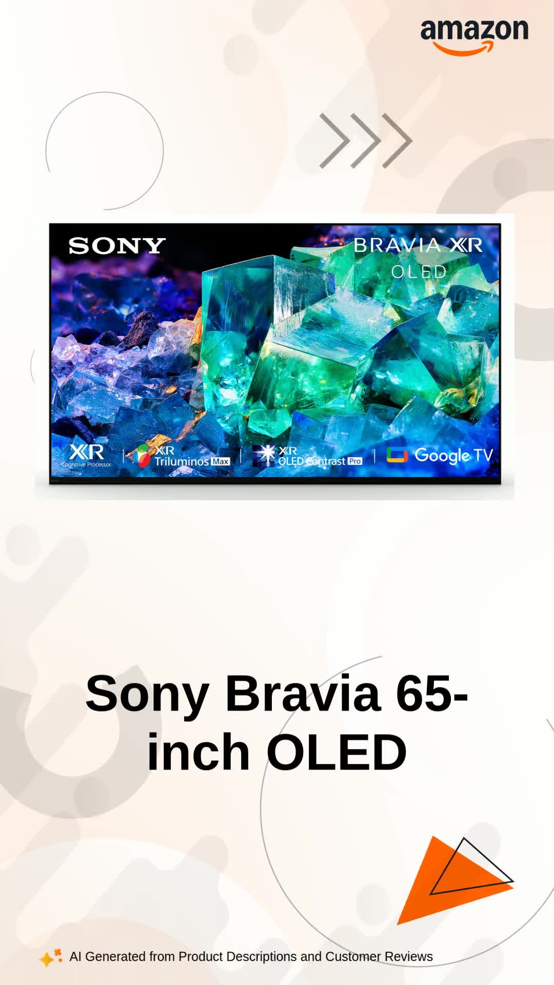 Sony Bravia 164 cm (65 inches) XR Series 4K Ultra HD Smart OLED